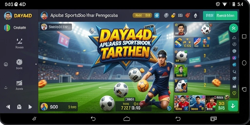 Tampilan gameplay Sportsbook yang menarik dan interaktif di DAYA4D.