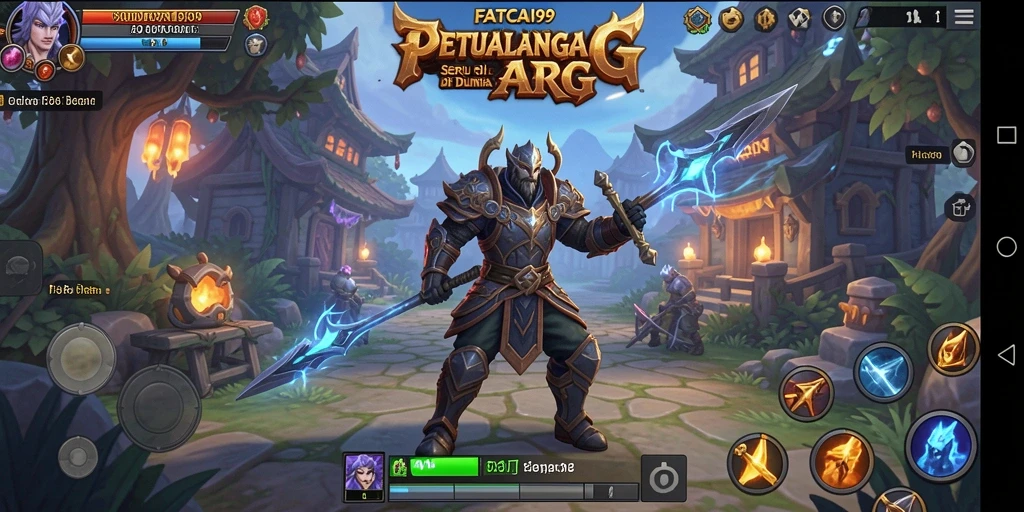 Screenshot gameplay FATCAI99 yang menunjukkan aksi pertempuran yang seru.