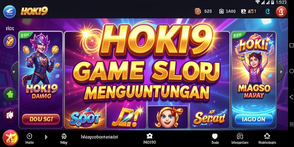 Gameplay HOKI9 yang seru dan penuh warna pada mesin Slot.