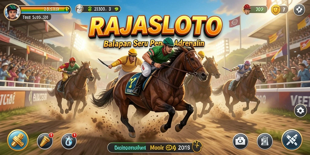 Tampilan gameplay seru dan mendebarkan di RAJASLOTO.